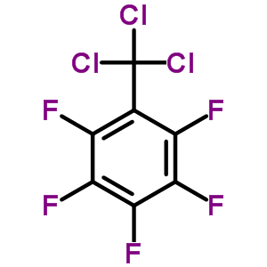 (三氯甲基)五氟苯結(jié)構(gòu)式_778-34-7結(jié)構(gòu)式