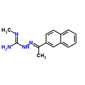 2-Methyl-1-(1-naphthalen-2-ylethylideneamino)guanidine Structure,77919-84-7Structure