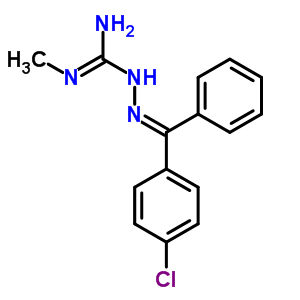 1-[[(4-Chlorophenyl)-phenyl-methylidene]amino]-2-methyl-guanidine Structure,77919-86-9Structure