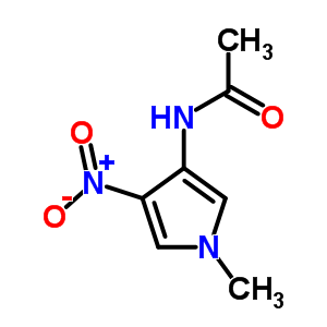 N-(1-methyl-4-nitro-pyrrol-3-yl)acetamide Structure,78052-54-7Structure