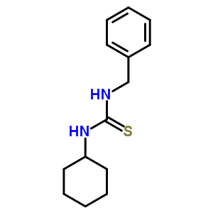 Thiourea,n-cyclohexyl-n-(phenylmethyl)- Structure,78080-33-8Structure