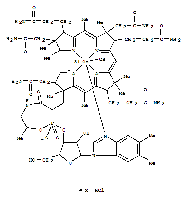 Hydroxocobalamin hydrochloride Structure,78091-12-0Structure