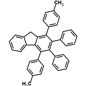 1,4-Bis(4-methylphenyl)-2,3-diphenyl-9h-fluorene Structure,78112-48-8Structure