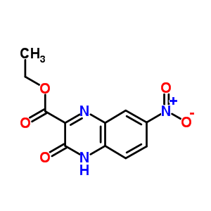 7-Nitro-3-oxo-3,4-dihydro-quinoxaline-2-carboxylic acid ethyl ester Structure,78115-65-8Structure