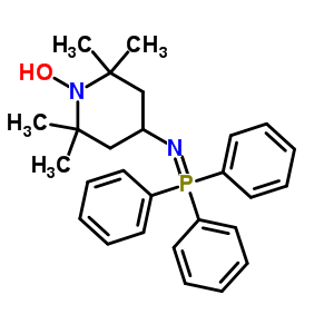 2,2,6,6-Tetramethyl-4-[(triphenylphosphoranylidene)amino]-1-piperidinyloxy Structure,78140-47-3Structure