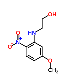 1-(2-Hydroxyethyl)-5-methoxy-2-nitroaniline Structure,78213-34-0Structure