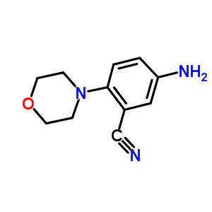 5-Amino-2-morpholin-4-ylbenzonitrile Structure,78252-12-7Structure