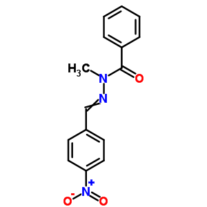 Benzoic acid,1-methyl-2-[(4-nitrophenyl)methylene]hydrazide Structure,78256-87-8Structure