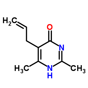 5-Allyl-2,6-dimethyl-4-pyrimidinol Structure,78304-54-8Structure