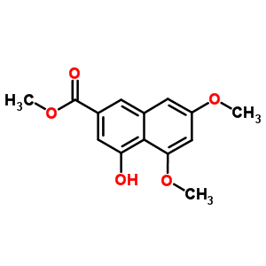 4-Hydroxy-5,7-dimethoxy-2-naphthalenecarboxylic acid methyl ester Structure,78395-68-3Structure