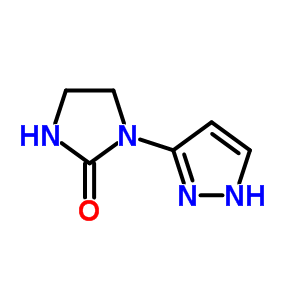 (9ci)-1-(1H-吡唑-3-基)-2-咪唑啉酮結(jié)構(gòu)式_785834-47-1結(jié)構(gòu)式