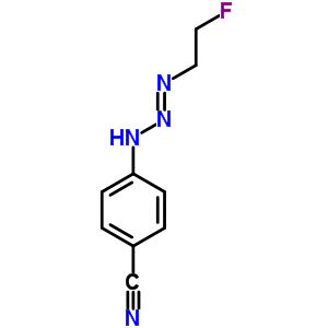 4-(2-(2-Fluoroethylimino)hydrazinyl)benzonitrile Structure,78604-18-9Structure