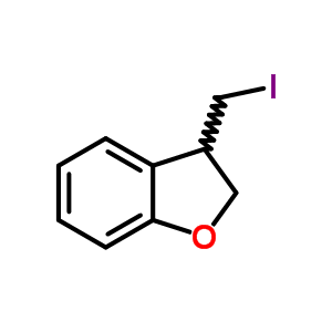 2,3-Dihydro-3-(iodomethyl)-benzofuran Structure,78739-83-0Structure