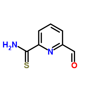 2-Pyridinecarbothioamide,6-formyl- Structure,78797-08-7Structure