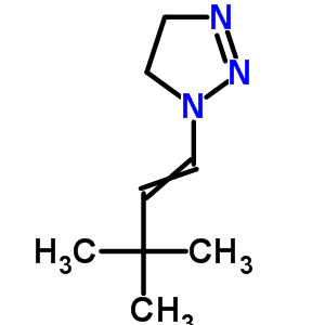 1H-1,2,3-triazole,1-(3,3-dimethyl-1-buten-1-yl)-4,5-dihydro- Structure,78827-50-6Structure