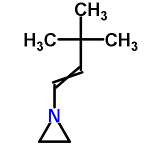 Aziridine,1-(3,3-dimethyl-1-buten-1-yl)- Structure,78827-54-0Structure