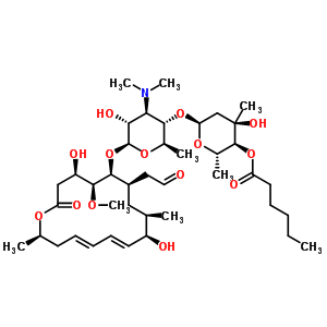 柱晶白霉素A13(白霉素A13、吉他霉素A13)結(jié)構(gòu)式_78897-52-6結(jié)構(gòu)式
