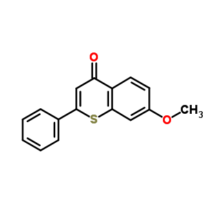 4H-1-benzothiopyran-4-one, 7-methoxy-2-phenyl- Structure,789-78-6Structure