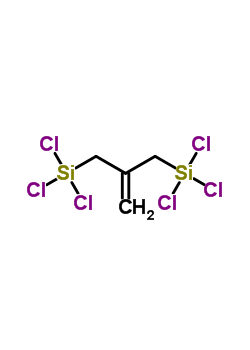 1,1-Bis(trichlorosilylmethyl)ethylene Structure,78948-04-6Structure