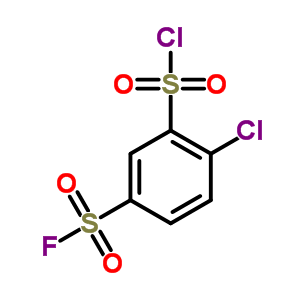 4-Chloro-3-chlorosulfonyl-benzenesulfonyl fluoride Structure,79005-54-2Structure