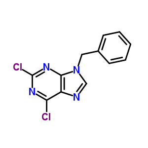 9-Benzyl-2,6-dichloro-9h-purine Structure,79064-26-9Structure