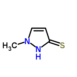 1-Methyl-1,2-dihydropyrazole-3-thione Structure,79208-64-3Structure