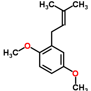 Benzene,1,4-dimethoxy-2-(3-methyl-2-buten-1-yl)- Structure,79233-13-9Structure