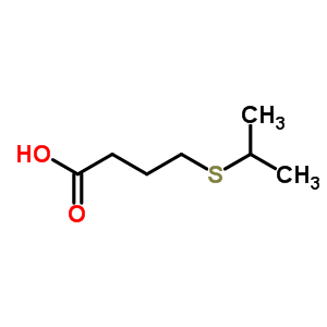 Butanoic acid,4-[(1-methylethyl)thio]- Structure,79313-54-5Structure