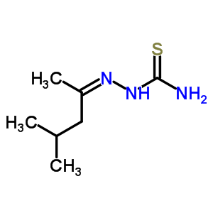 Hydrazinecarbothioamide,2-(1,3-dimethylbutylidene)- Structure,79317-52-5Structure