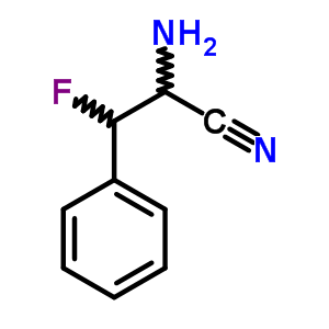 2-Amino-3-fluoro-3-phenyl-propanenitrile Structure,79559-50-5Structure