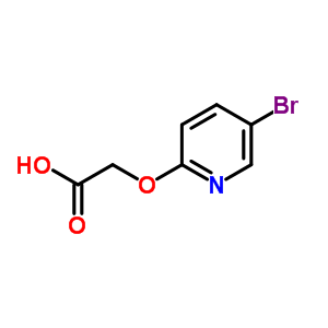 2-[(5-Bromo-2-pyridinyl)oxy]acetic acid Structure,79674-66-1Structure