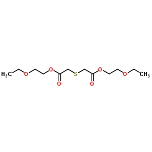 Acetic acid,2,2-thiobis-, bis(2-ethoxyethyl) ester (9ci) Structure,79764-88-8Structure