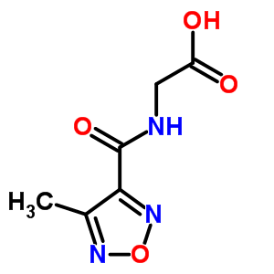 [(4-Methyl-furazan-3-carbonyl)-amino]-acetic acid Structure,797806-70-3Structure