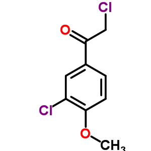 2-Chloro-1-(3-chloro-4-methoxyphenyl)ethanone Structure,79881-25-7Structure