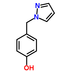 4-(1H-pyrazol-1-ylmethyl)phenol Structure,80200-09-5Structure