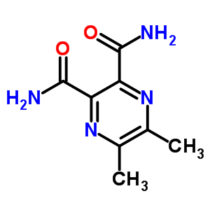 2,3-Pyrazinedicarboxamide,5,6-dimethyl- Structure,80356-88-3Structure