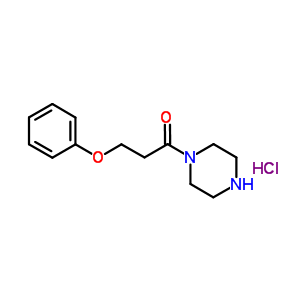 3-Phenoxy-1-(1-piperazinyl)-1-propanone Structure,80385-33-7Structure