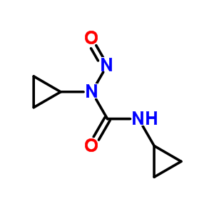 1,3-Dicyclopropyl-1-nitroso-urea Structure,80413-75-8Structure