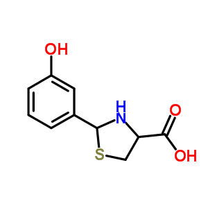 2-(3-Hydroxy-phenyl)-thiazolidine-4-carboxylic acid Structure,80457-74-5Structure