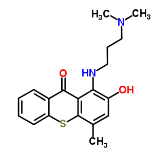 1-(3-Dimethylaminopropylamino)-2-hydroxy-4-methyl-thioxanthen-9-one Structure,80568-60-1Structure