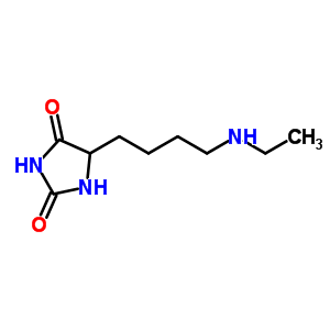 5-[4-(乙基氨基)丁基]乙內(nèi)酰脲結(jié)構(gòu)式_805946-35-4結(jié)構(gòu)式