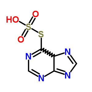 6-硫磺酰基-5H-嘌呤結(jié)構(gòu)式_80655-40-9結(jié)構(gòu)式