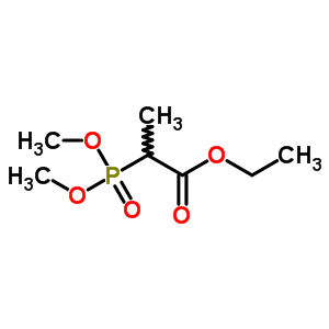 (2-二甲氧基膦)-2-丙酸乙酯結構式_80673-78-5結構式