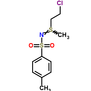 N-(2-chloroethyl-methyl-$l^80723-92-8-sulfanylidene)-4-methyl-benzenesulfonamide Structure,80723-92-8Structure