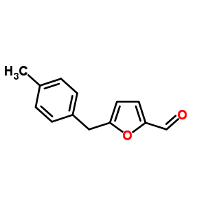 5-(4-Methyl benzyl)-2-furaldehyde Structure,80733-54-6Structure