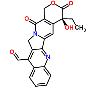 (S)-11-formy-4-乙基-4-羥基-1,12-二氫-4H-2-噁-6,12a-二氮雜-二苯并b,h芴-3,13-二酮結(jié)構(gòu)式_80758-83-4結(jié)構(gòu)式