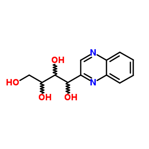 1-(2-喹噁啉)-1,2,3,4-丁四醇結構式_80840-09-1結構式