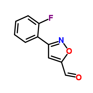 3-(2-Fluorophenyl)-5-isoxazolecarboxaldehyde Structure,808740-52-5Structure