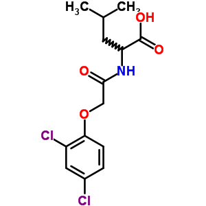 (9CI)-N-[(2,4-二氯苯氧基)乙?；鵠-亮氨酸結(jié)構(gòu)式_80913-69-5結(jié)構(gòu)式