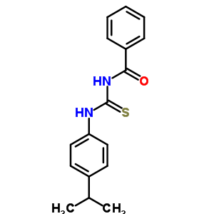 N-[(4-propan-2-ylphenyl)thiocarbamoyl]benzamide Structure,80967-50-6Structure